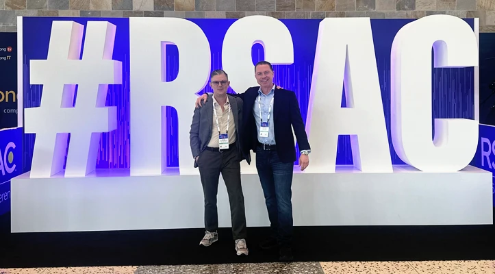 Emanuel Lipschütz och Daniel Reinholdsson besökte RSA Conference i San Fransisco 2025